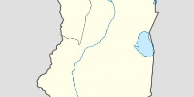 Mappa del Malawi fiume