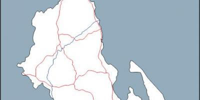 Mappa del Malawi struttura della mappa
